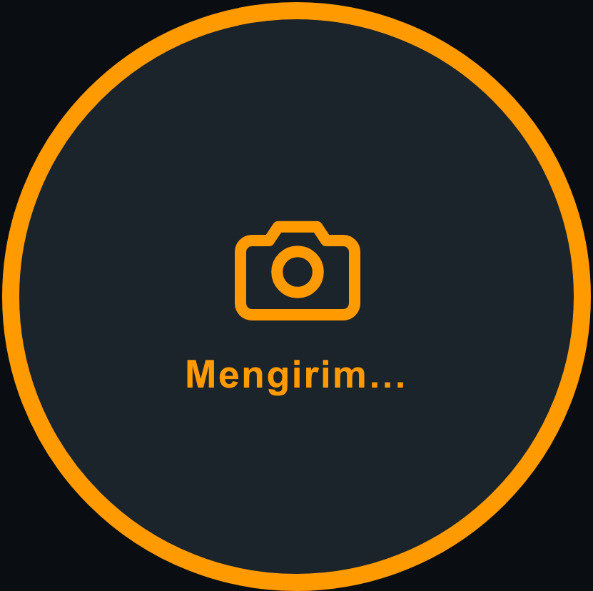 Tombol check-in uploading